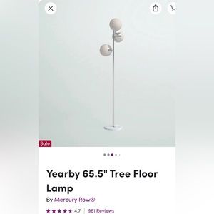 Yearly 65.5” Tree Floor Lamp